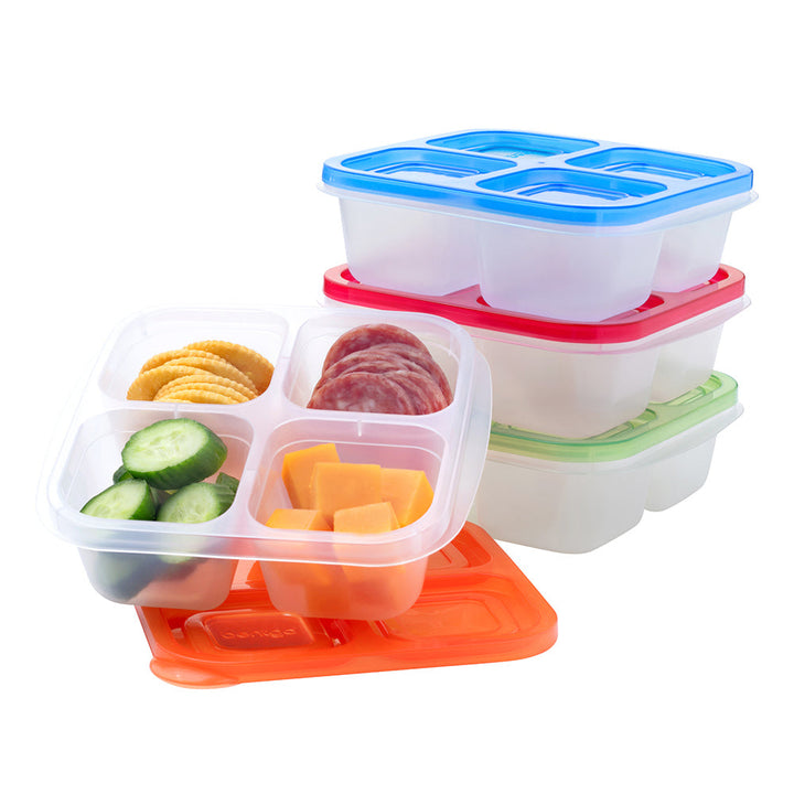 Bentgo Easyboxes 4-Compartment Snack Containers 8-Piece Set U1