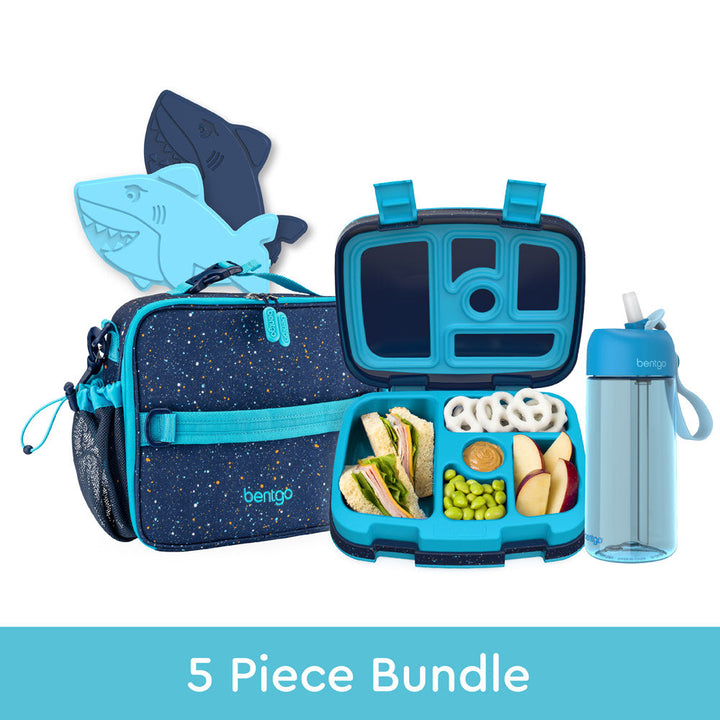Bentgo Kids Prints Lunch 5-Piece Set with Ice Packs Q1