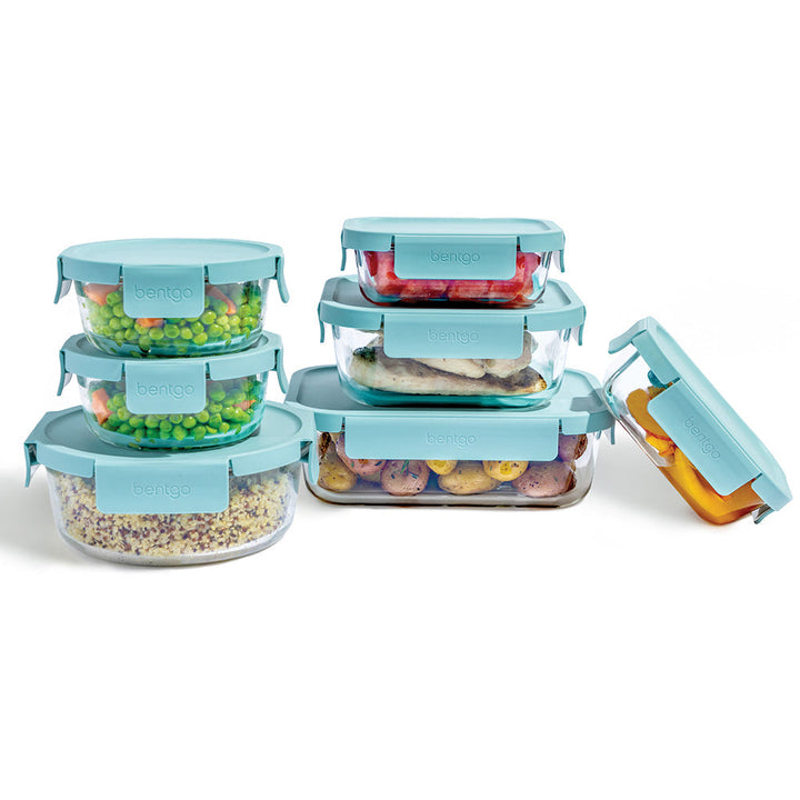 Bentgo Glass Leak-Proof Food Storage Set (14-Piece) Z9