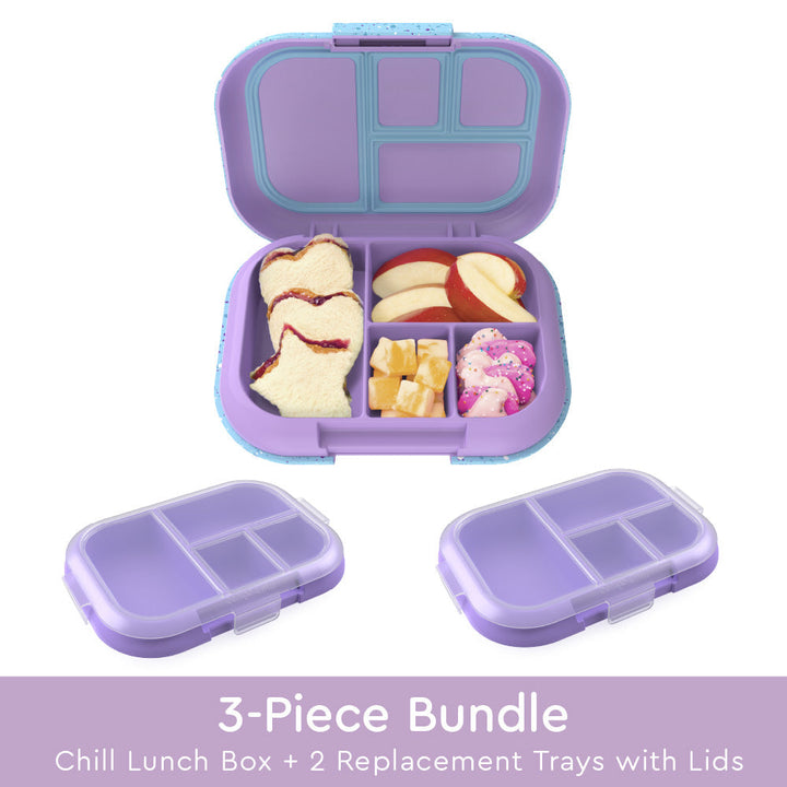 Bentgo Chill Kids Lunch Box & 2 Extra Trays with Lids N5