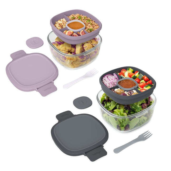 Bentgo Glass Salad Container (2-Pack) W1