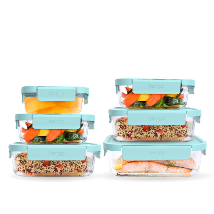 Bentgo Glass Leak-Proof Food Storage Set (12-Piece) V8